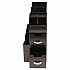 Coffee Condiment Caddy Organizer, 10 Compartments, 5.4 x 11 x 12.6, Black (CAD01BLK)