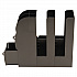 Coffee Condiment Caddy Organizer, 10 Compartments, 5.4 x 11 x 12.6, Black (CAD01BLK)