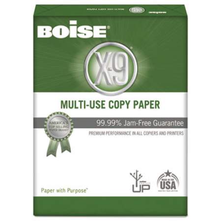 Boise X-9 Multi-Use Copy Paper, 92 Bright, 20lb, 8.5 x 11, White, 500 Sheets/Ream, 10 Reams/Carton, 40 Cartons/Pallet (OX9001PLT)