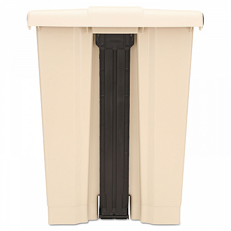 Legacy Step-On Receptacle, 18 gal, Polyethylene, Beige (614500BG)