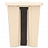 Legacy Step-On Receptacle, 18 gal, Polyethylene, Beige (614500BG)
