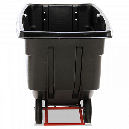 1 cu yd BRUTE Rotomolded Tilt Truck, 850 lb Capacity, Black (1314BLA)