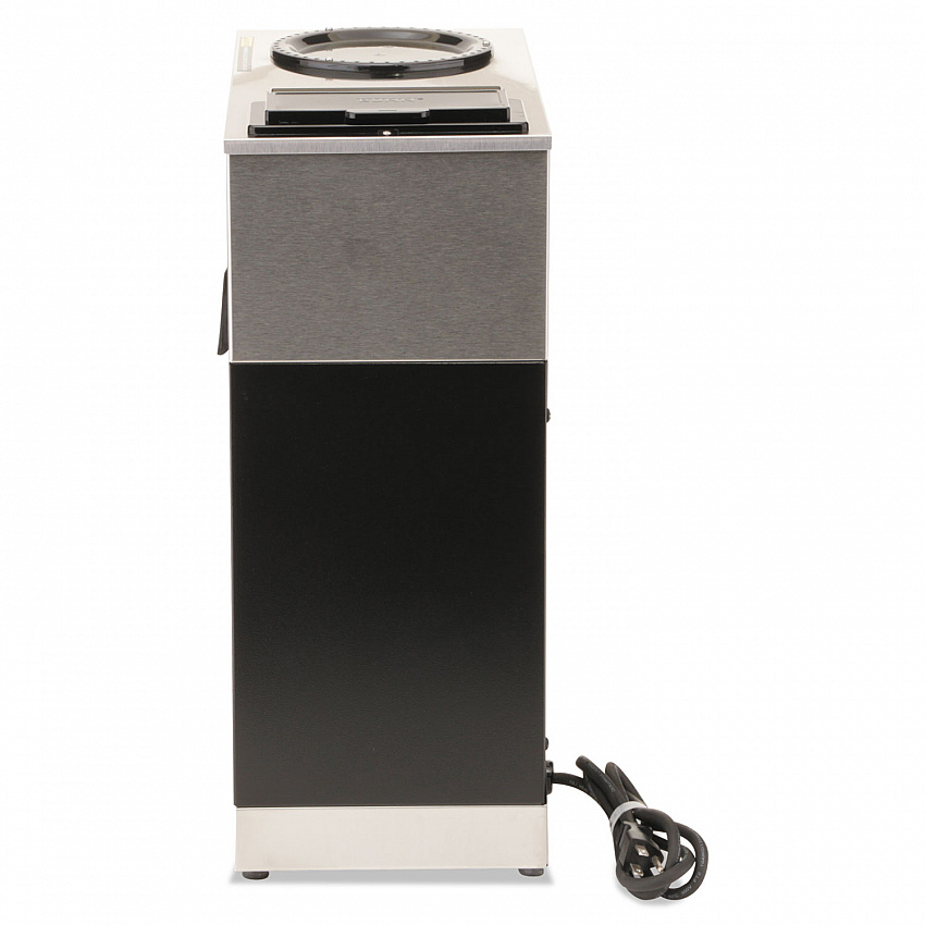 VPR Two Burner Pourover Coffee Brewer, 12-Cup, Stainless Steel, Black (VPR)