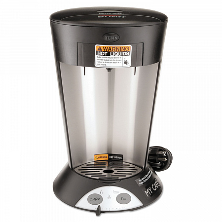 My Cafe Pourover Commercial Grade Coffee/Tea Pod Brewer, Stainless Steel, Black (MCP)