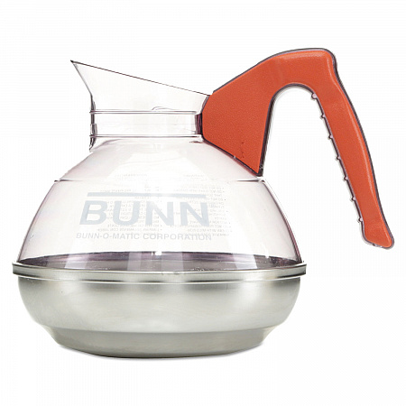 Easy Pour Decanter, 64 oz, Orange Handle (6101)