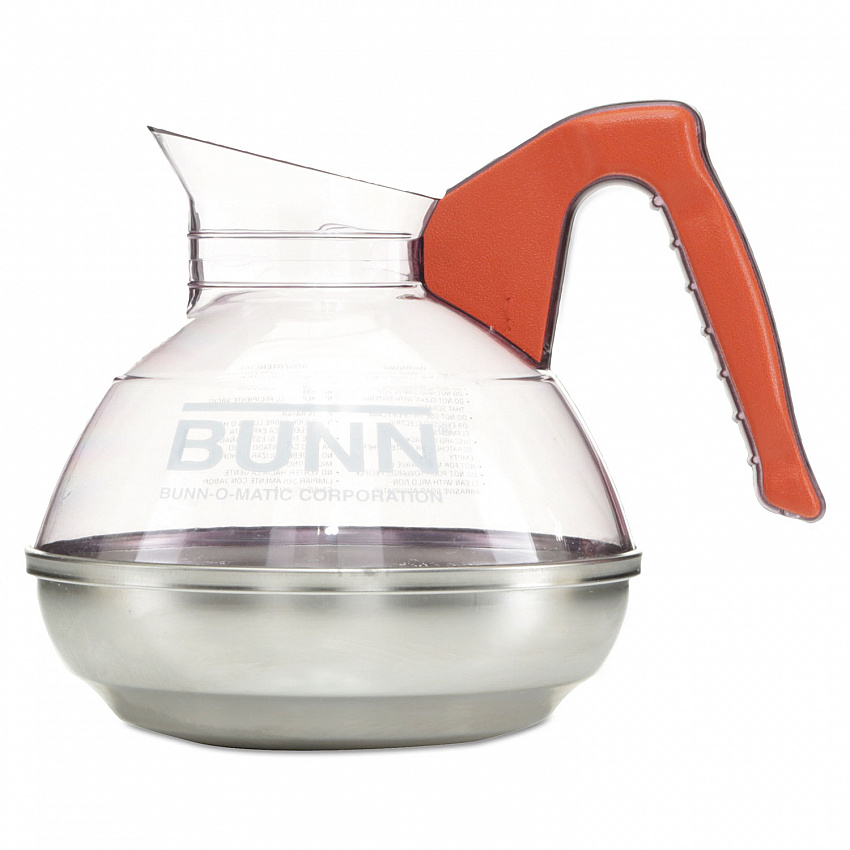 Easy Pour Decanter, 64 oz, Orange Handle (6101)