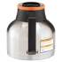 BUNN 1.9 Liter Thermal Carafe, Stainless Steel/ Black And Orange (decaf) (THERMORN)