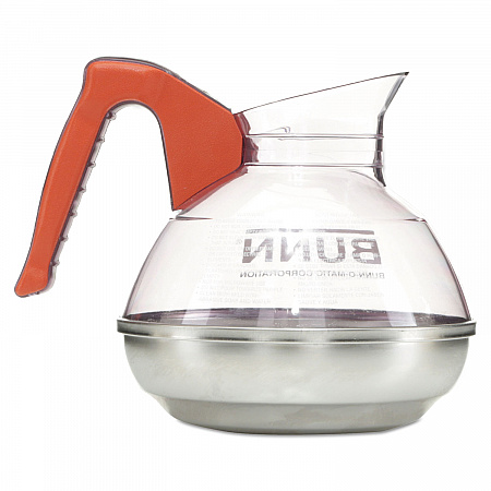 Easy Pour Decanter, 64 oz, Orange Handle (6101)