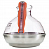 Easy Pour Decanter, 64 oz, Orange Handle (6101)