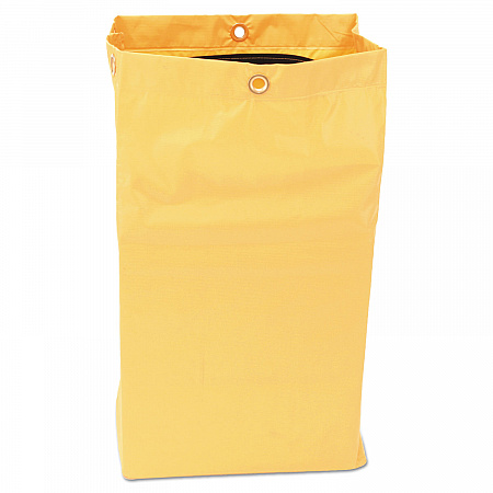 Zippered Vinyl Cleaning Cart Bag for Rubbermaid Commercial FG6173-88, 24 gal, 6.5