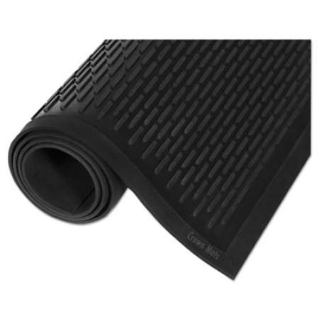 Crown-Tred Indoor/outdoor Scraper Mat, Rubber, 34 X 111, Black (TD0310BK)