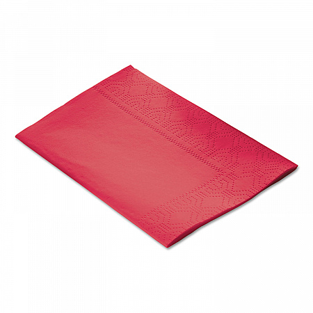 Dinner Napkins, 2-Ply, 15 x 17, Red, 1,000/Carton (180511)