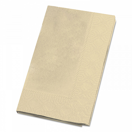 Dinner Napkins, 2-Ply, 15 x 17, Ecru, 1,000/Carton (180517)