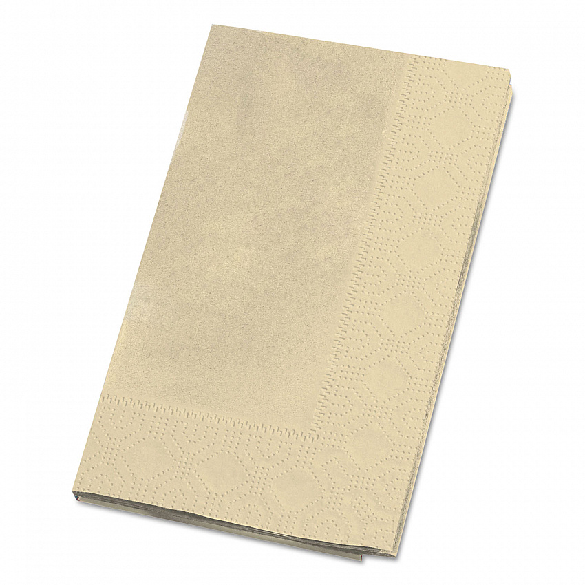 Dinner Napkins, 2-Ply, 15 x 17, Ecru, 1,000/Carton (180517)
