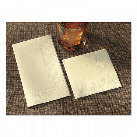 Dinner Napkins, 2-Ply, 15 x 17, White, 1,000/Carton (180500)