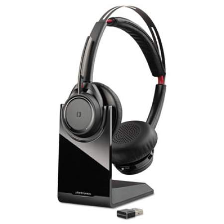poly Voyager Focus UC Stereo Bluetooth Headset System with Active Noise Canceling (202652101)