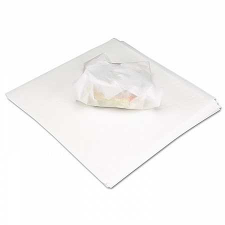 Deli Wrap Dry Waxed Paper Flat Sheets, 12 x 12, White, 1,000/Pack, 5 Packs/Carton (8222)