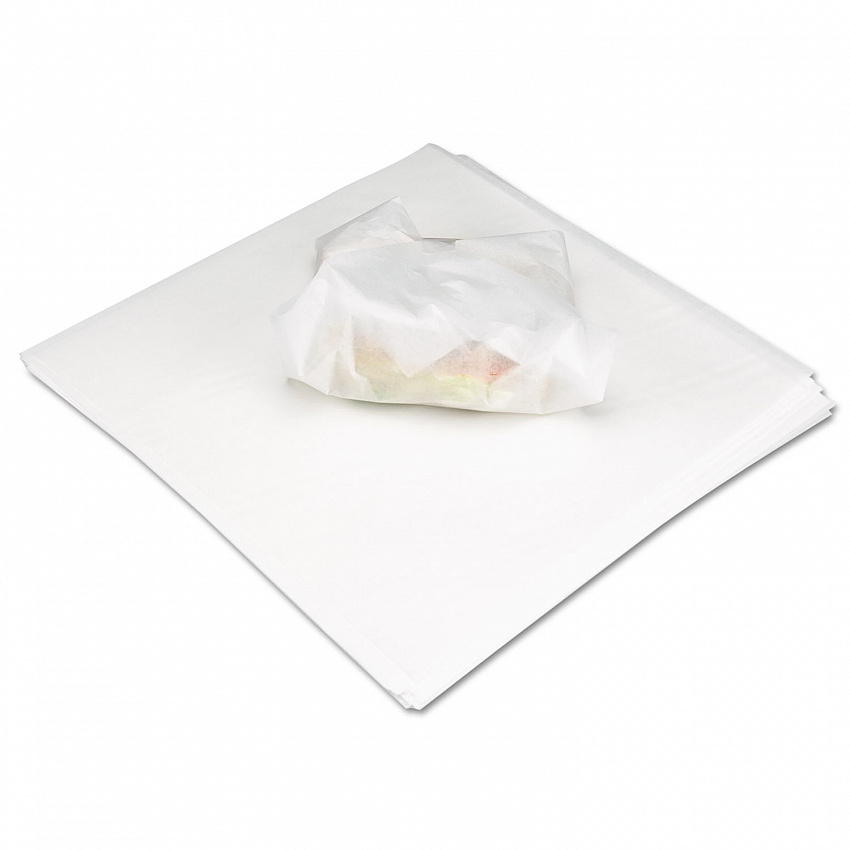 Deli Wrap Dry Waxed Paper Flat Sheets, 12 x 12, White, 1,000/Pack, 5 Packs/Carton (8222)