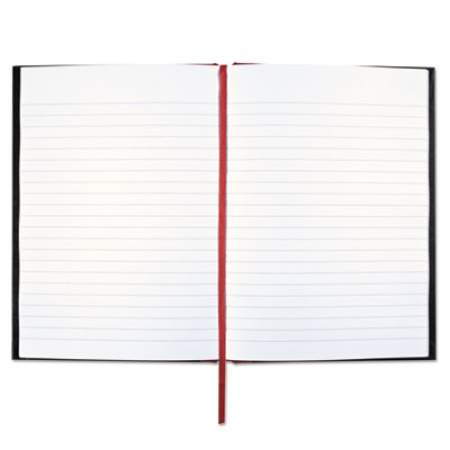 Black n' Red Casebound Notebooks, 1 Subject, Wide/Legal Rule, Black Cover, 8.25 x 5.63, 96 Sheets (E66857)
