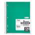 Mead Spiral Notebook, 3 Subject, Medium/College Rule, Randomly Assorted Covers, 11 x 8, 120 Sheets (06710)