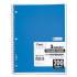Mead Spiral Notebook, 5 Subject, Medium/College Rule, Randomly Assorted Covers, 11 x 8, 200 Sheets (06780)