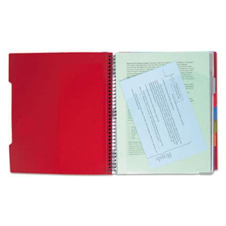 Five Star Advance Wirebound Notebook, 5 Subject, 10 Pockets, Medium/College Rule, Randomly Assorted Covers, 11 x 8.5, 200 Sheets (06326)