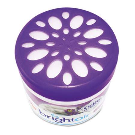 BRIGHT Air Super Odor Eliminator, Lavender and Fresh Linen, Purple, 14 oz Jar, 6/Carton (900014CT)