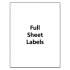 Avery White Shipping Labels-Bulk Packs, Inkjet/Laser Printers, 8.5 x 11, White, 250/Box (95920)