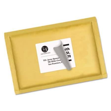 Avery Shipping Labels w/ TrueBlock Technology, Laser Printers, 3.33 x 4, White, 6/Sheet, 100 Sheets/Box (5164)