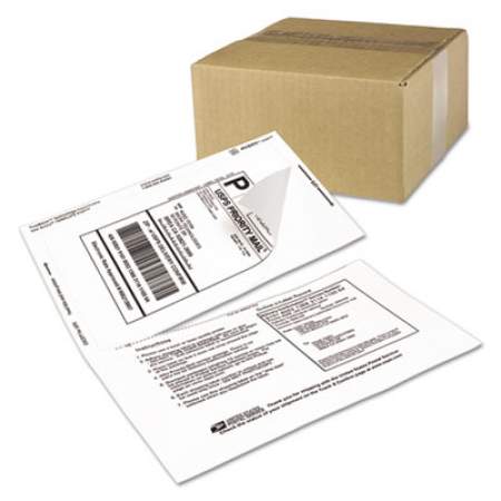 Avery Shipping Labels with Paper Receipt and TrueBlock Technology, Inkjet/Laser Printers, 5.06 x 7.63, White, 50/Pack (5127)
