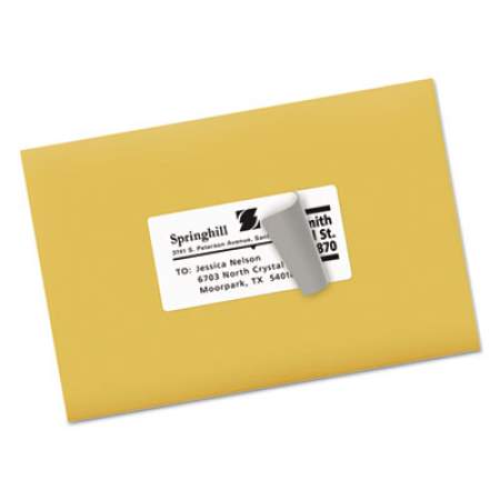 Avery Shipping Labels w/ TrueBlock Technology, Laser Printers, 2 x 4, White, 10/Sheet, 250 Sheets/Box (5963)
