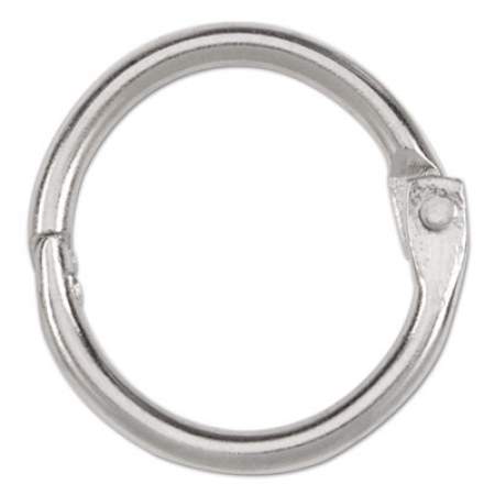 ACCO Metal Book Rings, 3/4" Diameter, 100 Rings/Box (72201)