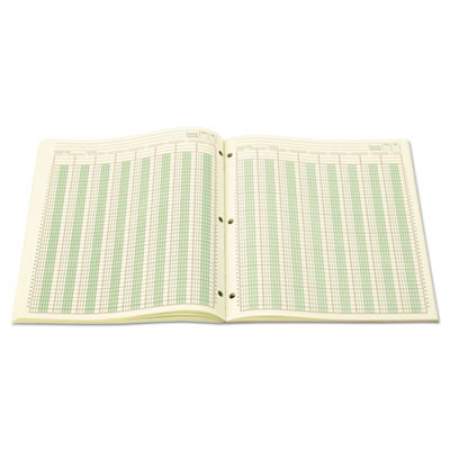 Wilson Jones Accounting Pad, (8) 6-Unit Columns, 8.5 x 11, Light Green, 50-Sheet Pad (G7208A)