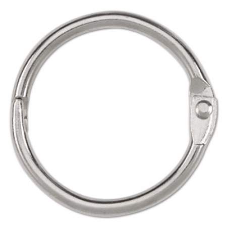 ACCO Metal Book Rings, 1" Diameter, 100 Rings/Box (72202)