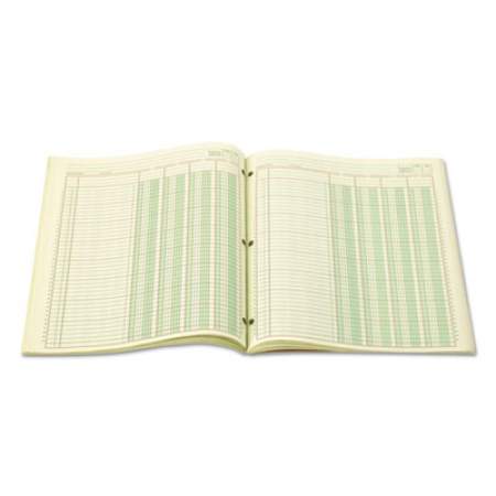 Wilson Jones Accounting Pad, (4) 8-Unit Columns, 2-Sided, 11 x 8.5, Light Green, 50-Sheet Pad (G7204A)