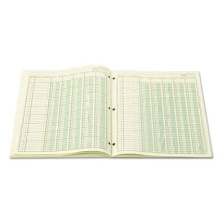 Wilson Jones Accounting Pad, (5) 8-Unit Columns, 8.5 x 11, Light Green, 50-Sheet Pad (G7205A)