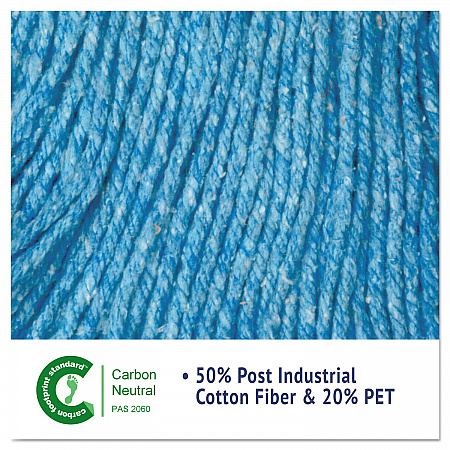 Super Loop Wet Mop Head, Cotton/Synthetic Fiber, 5