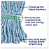 Super Loop Wet Mop Head, Cotton/Synthetic Fiber, 5