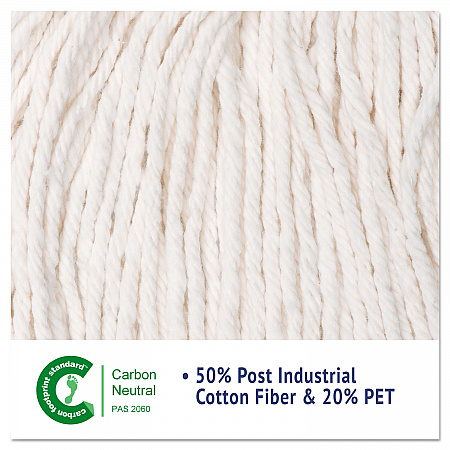 Super Loop Wet Mop Head, Cotton/Synthetic Fiber, 5