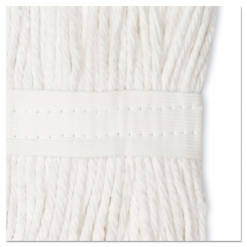 Premium Cut-End Wet Mop Heads, Cotton, 24 oz, White, 12/Carton (224CCT)