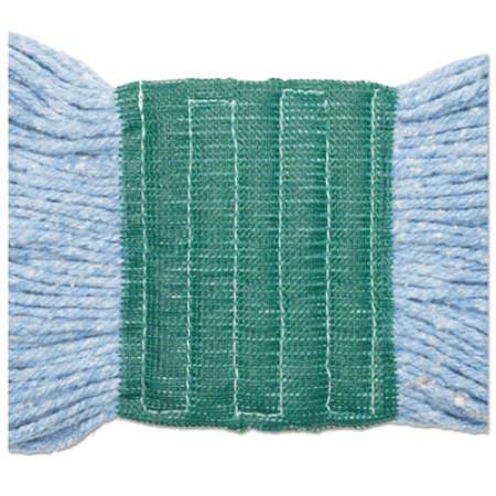 Boardwalk Super Loop Wet Mop Head, Cotton/Synthetic Fiber, 5" Headband, Medium Size, Blue (502BLEA)