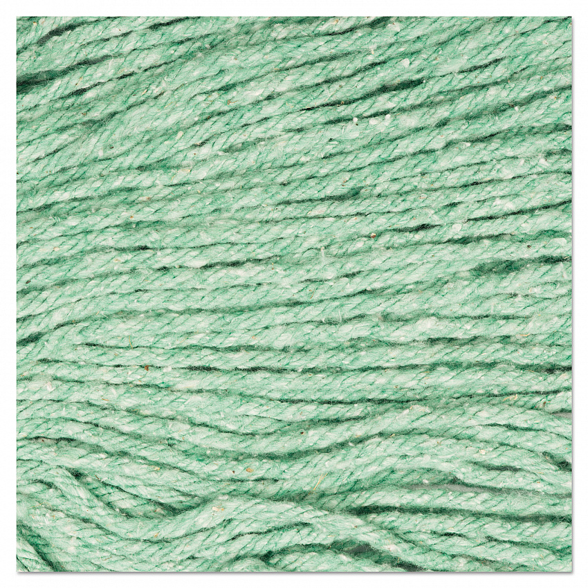 Super Loop Wet Mop Head, Cotton/Synthetic Fiber, 5" Headband, Large Size, Green (503GNEA)