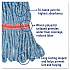 Super Loop Wet Mop Head, Cotton/Synthetic Fiber, 5