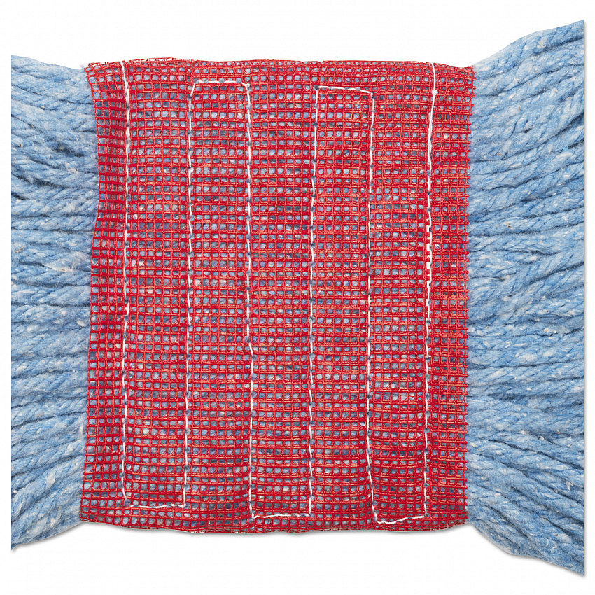 Super Loop Wet Mop Head, Cotton/Synthetic Fiber, 5" Headband, Large Size, Blue (503BLEA)
