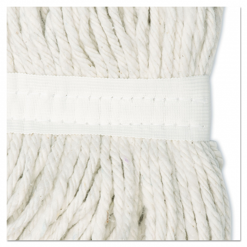 Cut-End Wet Mop Head, Rayon, #20, White, 12/Carton (2020RCT)