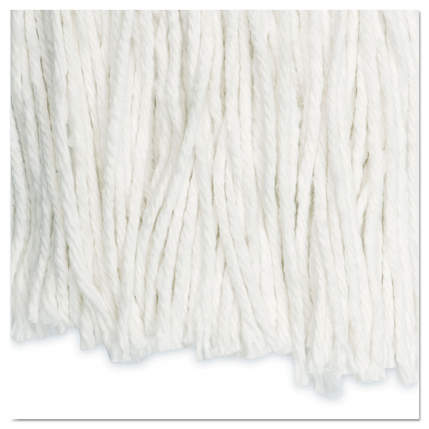 Cut-End Wet Mop Head, Rayon, #24, White (2024REA)