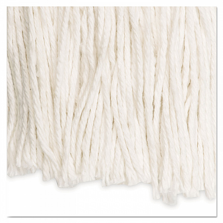 Cut-End Wet Mop Head, Rayon, #20, White, 12/Carton (2020RCT)