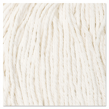 Cut-End Wet Mop Head, Cotton, #16 Size, White (2016CEA)