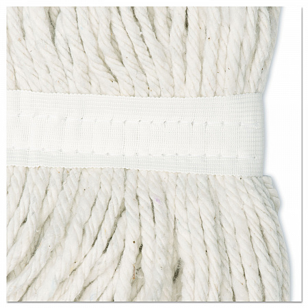 Cut-End Wet Mop Head, Rayon, #20, White (2020REA)