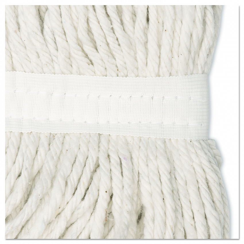 Cut-End Wet Mop Head, Rayon, #20, White (2020REA)